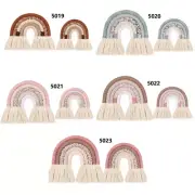Rainbow Macrame Wall Hanging for Nursery and Home Decoration Delightful Present