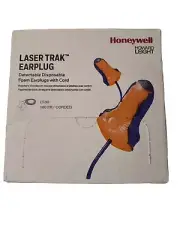 Honeywell Howard Leight Laser Trak Detectable Earplugs Corded LT-30 (100 PR)