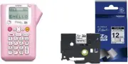 Hello Kitty Label Writer PT-J100KTP & P-Touch Laminating Tape Brother Industries
