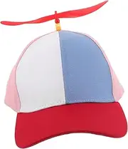 [Baluue] Unisex Bamboo Dragonfly Baseball Cap Helicopter Hat for Adult Party Fun