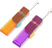 DOITOOL 2pcs Portable Seam Ripper Tool for Sewing Compact Thread Remover with Ergonomic Handle Durable Stitch Ripper for Cross Stitch and Embroidery Projects Easy to Carry for Home The Go