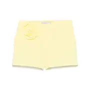 [Blumarine] Blumarine Floral-appliqué Shorts 42 IT YELLOW