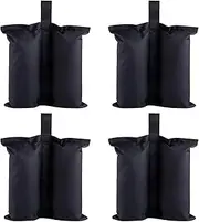 Canopy Tent Leg Weights | 4 Windproof Tent Weights | Water Resistant Refillable Windproof Reusable Stabilizer for Beach Umbrellas
