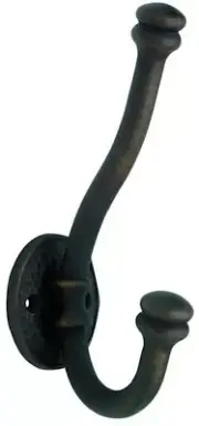 (5 Pack) Franklin Brass - Jumbo Hammered Hook - Oil Rubbed Bronze - 171572