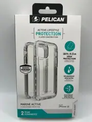 Pelican Marine Active Series Case for iPhone 13 (6.1") Only - Clear Splashproof