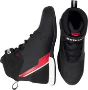Bering Jag, shoes waterproof , color: Black/White/Red , size: 41 EU