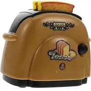 TOYANDONA Educational Kids Kitchen Toy Mini Bread Maker Plastic Bread Machine Pretend Making Toy Safe Fun for Toddlers Random Color