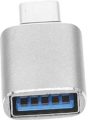SECFOU Adapter OTG Cable Adapter Adaptor USB to USB Grey Aluminum Alloy