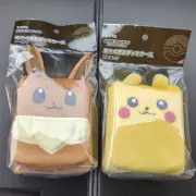 Pokemon Center Japan Pikachu Eevee Card Deck Box Case Plush New JP FS U