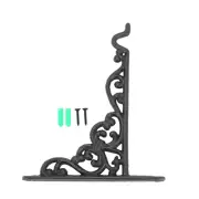 Cast Iron Hanger Wrought Iron Garden Hook Flower Pots Basket Wall Hanger5640