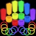 100pk Ultra Bright Glow Sticks Bulk Party Favors 8" Premium Glow in the Dark
