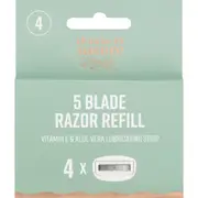 Thanks To Nature 5 Blade Razor Refill 4 pack