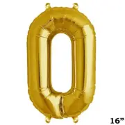 16" GOLD Letter O Mylar Foil Balloon 1 pc Party BackDrop Supply Decorations SALE