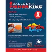 Easy Use Balloon Fishing Clip Kit - Balloon Clips & Biodegradable Balloons (5ct)