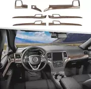 7X Dash Door Handle Panel Decor Cover Trim Shell for Jeep Grand Cherokee 2011-21 (for: Jeep)