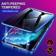 Phone Case For iPhone 16 iPhone 15 Pro Max Plus iPhone 14 13 12 11 Pro Max Mini X XR XS Max 8 7 Plus Magnetic Adsorption Full Body Protective Double Sided Anti