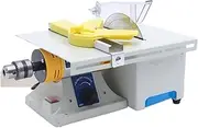 Benchtop Table Rock Cutting Saw Jewelry Rock Jade Polisher Machine 750W Polishing Machine With Adjustable Angle Ruler for Jewelry, Wood, Amber, Metal, Jade