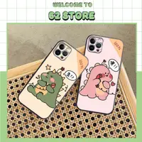 在飛比找蝦皮購物優惠-Iphone Case 方邊 TPU 恐龍雙 X /XS M