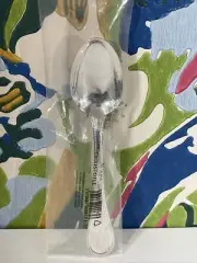 Christofle Paris Spoon 0010014 Silver Plated Perles Dessert Spoon 0010-014 OEM