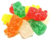 3 LBs Sour Gummy Bears Asorted Bulk Candy Gummies FREE SHIP 48 States