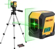 Laser Level with Tripod, 65Ft Self Leveling Cross Line Laser Level, Green Line L