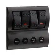 Narva 4-Way LED Switch Panel with Fuse Protection