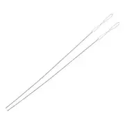 Thread Sewing Needles Collapsible Large Eye Beading Needle 5.12 inch 2Pcs