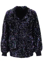 BLAZE MILANO aileen chabo sequined bomber jacket