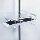 Rack Storage Organiser Caddy Bathroom Holder Accessories Shelf Shower Pole Tray