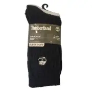 Timberland Ladies Boot Socks OSFM Super Soft Charcoal Gray Set of 2