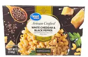 Great Value Artisan Crafted White Cheddar & Black Pepper Macaroni & Cheese 12 oz