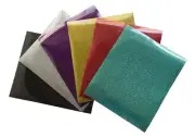 Glitter HTV 6 Pack Bundle of Heat Transfer Vinyl Sheets 10x12 Iron On