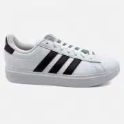 Adidas Grand Court 2.0 Cloud White Aurora Met Womens Athletic Sneaker