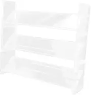 WEKAMOS Clear Pin Display Stand: Tabletop Button Pin Organizer 3 Tier Badges Storage Stand Medals Display Holder For Award Badges Collectible