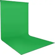 LS Pro 10 x 20 ft. (W x H) Green Backdrop Screen for Chromakey Background, Premium High Density > 200GSM Grade A+ Synthetic Material, Sharp Clean Edge True Chromakey Color, LNAPL20G