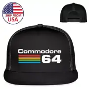 Commodore 64 Black Trucker Hat Cap Adult Size