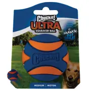 Chuckit! Ultra Squeaker Ball Toy for Dogs - Medium 6cm (1 Pack)