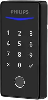 Philips EasyKey DDL210S-13H Deadbolt Smart Door Lock Australia - Fingerprint Lock, Keyless Entry, Home Improvement, Safety Lock - Black