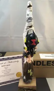 Moddy Brew Black Widow Stout Beer Tap Handle Figural Girl Beer Tap Handle