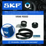 Timing Belt Kit fits DAEWOO LACETTI KLAN 1.6 2004 on F16D3 Set SKF 5094008601