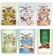 20 x Nuts family Vanilla Roasted Macadamia/ pecan/ Walnut/ Almond/ pistachio NEW