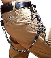 [HARR] Pants Chain Punk Hip Hop Skull Chain Vintage Gothic Rock Jean Trousers Waist Wallet Key Chain for Men Women Metal Clothing Accessories