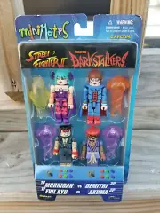 STREET FIGHTER Minimates Darkstalkers Capcom Minifigures Ryu Akuma Demitri usa