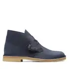 Clarks Desert Boot 26174058 Mens Blue Leather Lace Up Ankle Boots