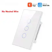 WiFi Smart Light Switch No Neutral Wire Require,Remote Control SmartTouch Switch