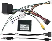 Car Android Radio CAN Bus Adapter Compatible For Peugeot 308 408 4008 Compatible For Citroen C5 - UART Wiring Harness Multimedia Power Connector So