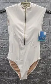 New Coolibar Sweetwater Cap Sleeve One Piece White Size Medium