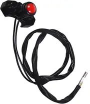 CRILSTYLEO Motorcycle Handlebar Switch Durable Horn Button Switch with Self Resetting Feature for Enhanced Lifespan Essential Motorcycle Accessory Part