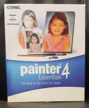 SEALED NEW: Corel Painter 4 Essentials for Win 2000 XP Vista Mac OS X 10.4.x
