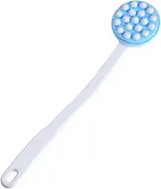 AIMALL Long Handle Bath Brush with 19 Massage Balls, 17.7in Back Scrubber, 3.62in Removable Brush Head for Shower, Body Exfoliating, Skin Care, Back and Full Body Massager